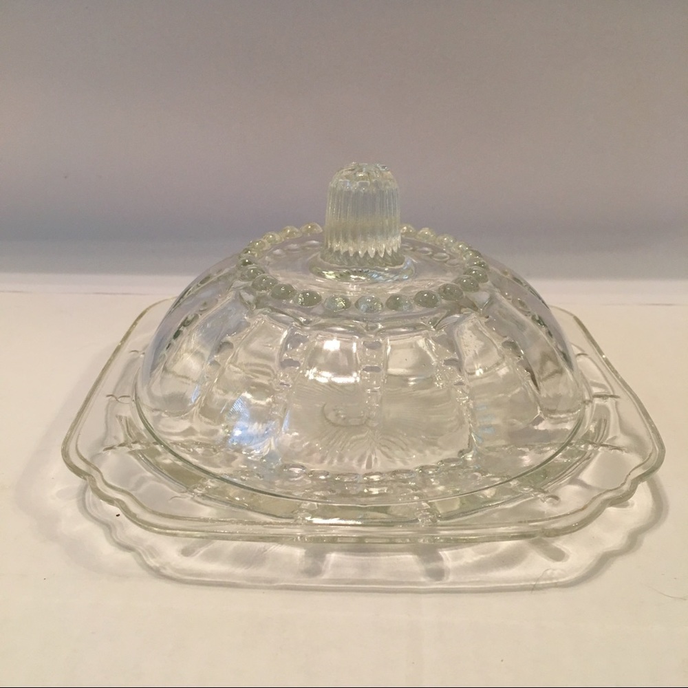 Cut Glass Cheese/Butter Dome